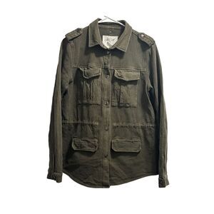 Women’s White Crow Size Large (L) Olive Green Jacket